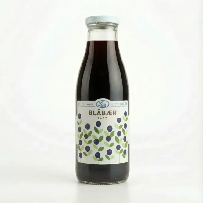 Hovedbilde Blåbær Saft 750ml